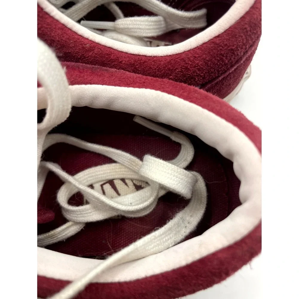 Vans Old Skool Burgundy Suede Skateboard Shoes VN000D7Z4QU Mens 6 Womens 7.5